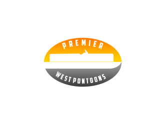 Premier West Pontoons logo design by bricton