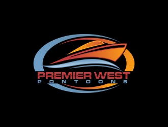 Premier West Pontoons logo design by oke2angconcept