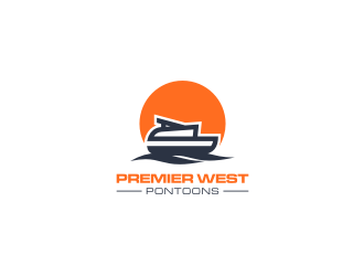 Premier West Pontoons logo design by Susanti