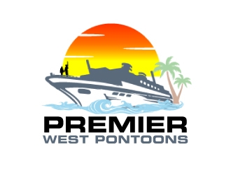 Premier West Pontoons logo design by AamirKhan