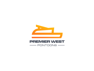 Premier West Pontoons logo design by Susanti