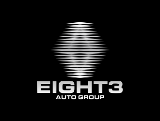 Eight3 auto group logo design by Greenlight