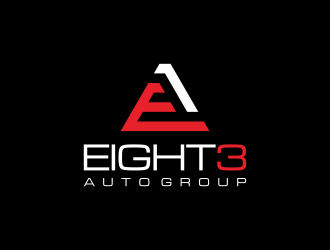 Eight3 auto group logo design by Editor