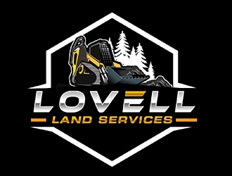 Lovell Land Services logo design by PrimalGraphics