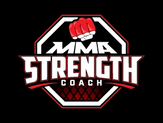 MMA STRENGTH COACH logo design by jaize