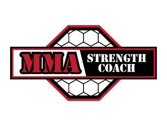 MMA STRENGTH COACH logo design by nona