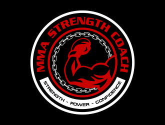 MMA STRENGTH COACH logo design by kopipanas