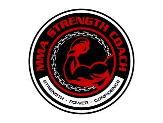 MMA STRENGTH COACH logo design by kopipanas