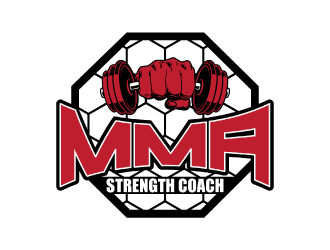 MMA STRENGTH COACH logo design by nona