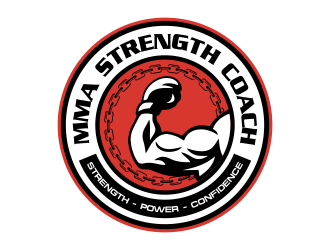 MMA STRENGTH COACH logo design by kopipanas