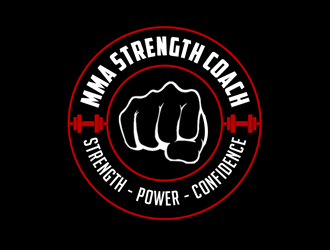 MMA STRENGTH COACH logo design by kunejo