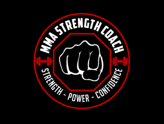 MMA STRENGTH COACH logo design by kunejo