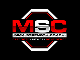 MMA STRENGTH COACH logo design by evdesign