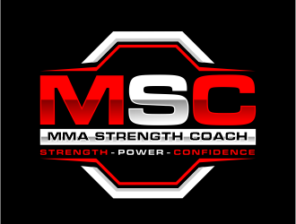 MMA STRENGTH COACH logo design by evdesign