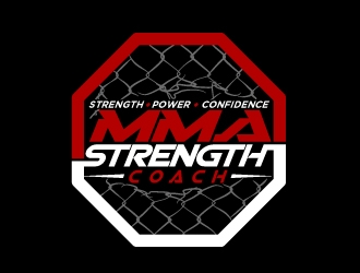 MMA STRENGTH COACH logo design by aRBy