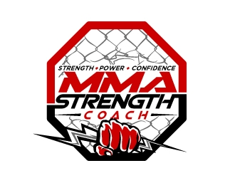 MMA STRENGTH COACH logo design by aRBy