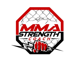 MMA STRENGTH COACH logo design by aRBy