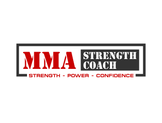 MMA STRENGTH COACH logo design by kopipanas