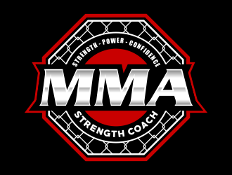 MMA STRENGTH COACH logo design by kopipanas