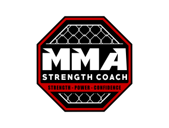 MMA STRENGTH COACH logo design by kopipanas