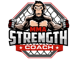 MMA STRENGTH COACH logo design by THOR_