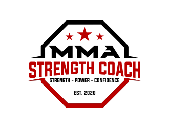 MMA STRENGTH COACH logo design by done