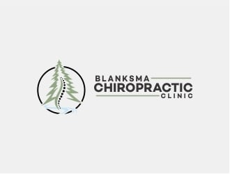 Blanksma Chiropractic Clinic Logo Design - 48hourslogo