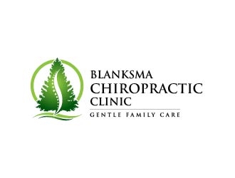 Blanksma Chiropractic Clinic Logo Design - 48hourslogo