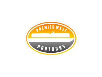 Premier West Pontoons logo design by bricton