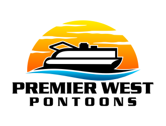 Premier West Pontoons logo design by cintoko