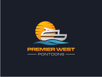 Premier West Pontoons logo design by Susanti