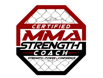 MMA STRENGTH COACH logo design by aRBy