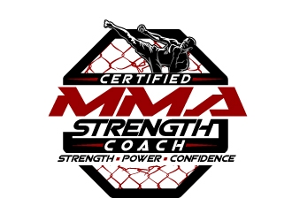 MMA STRENGTH COACH logo design by aRBy