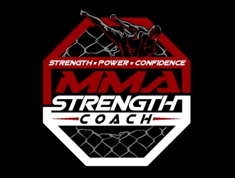 MMA STRENGTH COACH logo design by aRBy