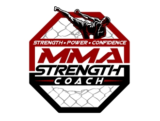 MMA STRENGTH COACH logo design by aRBy