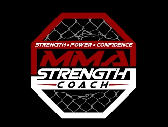 MMA STRENGTH COACH logo design by aRBy