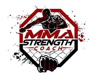 MMA STRENGTH COACH logo design by aRBy