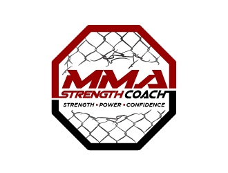 MMA STRENGTH COACH logo design by aRBy