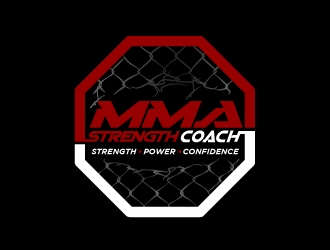 MMA STRENGTH COACH logo design by aRBy