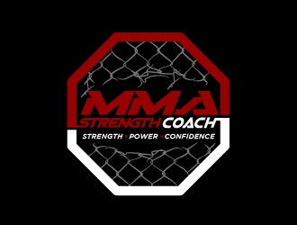 MMA STRENGTH COACH logo design by aRBy