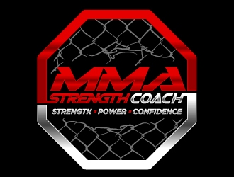 MMA STRENGTH COACH logo design by aRBy