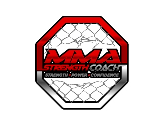 MMA STRENGTH COACH logo design by aRBy