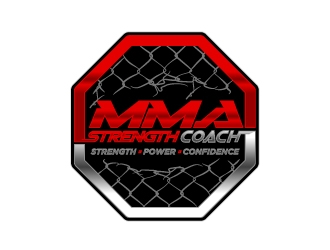 MMA STRENGTH COACH logo design by aRBy