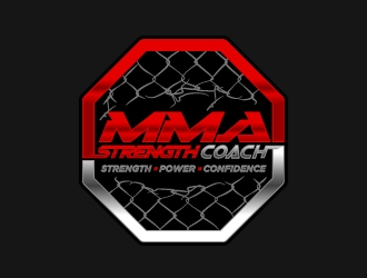 MMA STRENGTH COACH logo design by aRBy