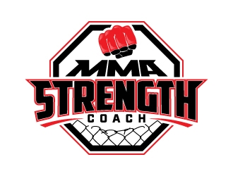 MMA STRENGTH COACH logo design by jaize