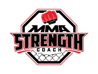 MMA STRENGTH COACH logo design by jaize