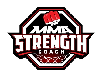 MMA STRENGTH COACH logo design by jaize