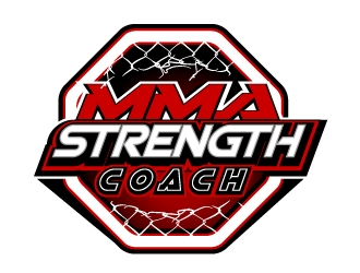 MMA STRENGTH COACH logo design by aRBy