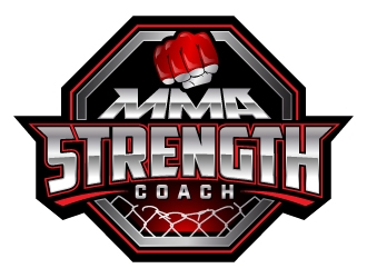 MMA STRENGTH COACH logo design by jaize