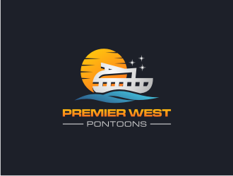 Premier West Pontoons logo design by Susanti